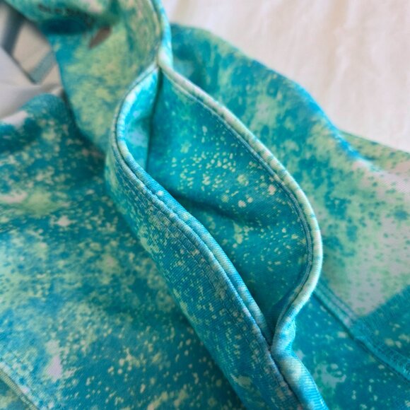 Old Navy Turquoise Splatter Leggings - Picture 10 of 10